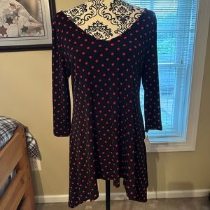 Red and black polka dot from Clara Sun Woo